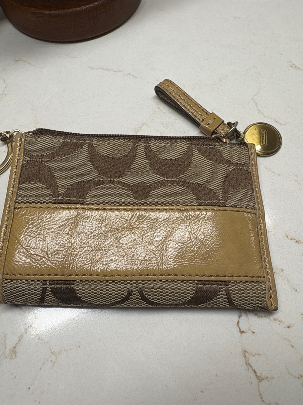 Coach Legacy Stripe Card Holder/Coin/Change Purse - Picture 4 of 9